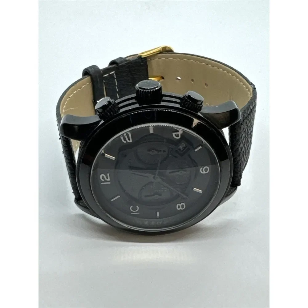 Michael Kors Runway MK8157 Men's Stainless Steel Analog Black Dial Watch JNA732